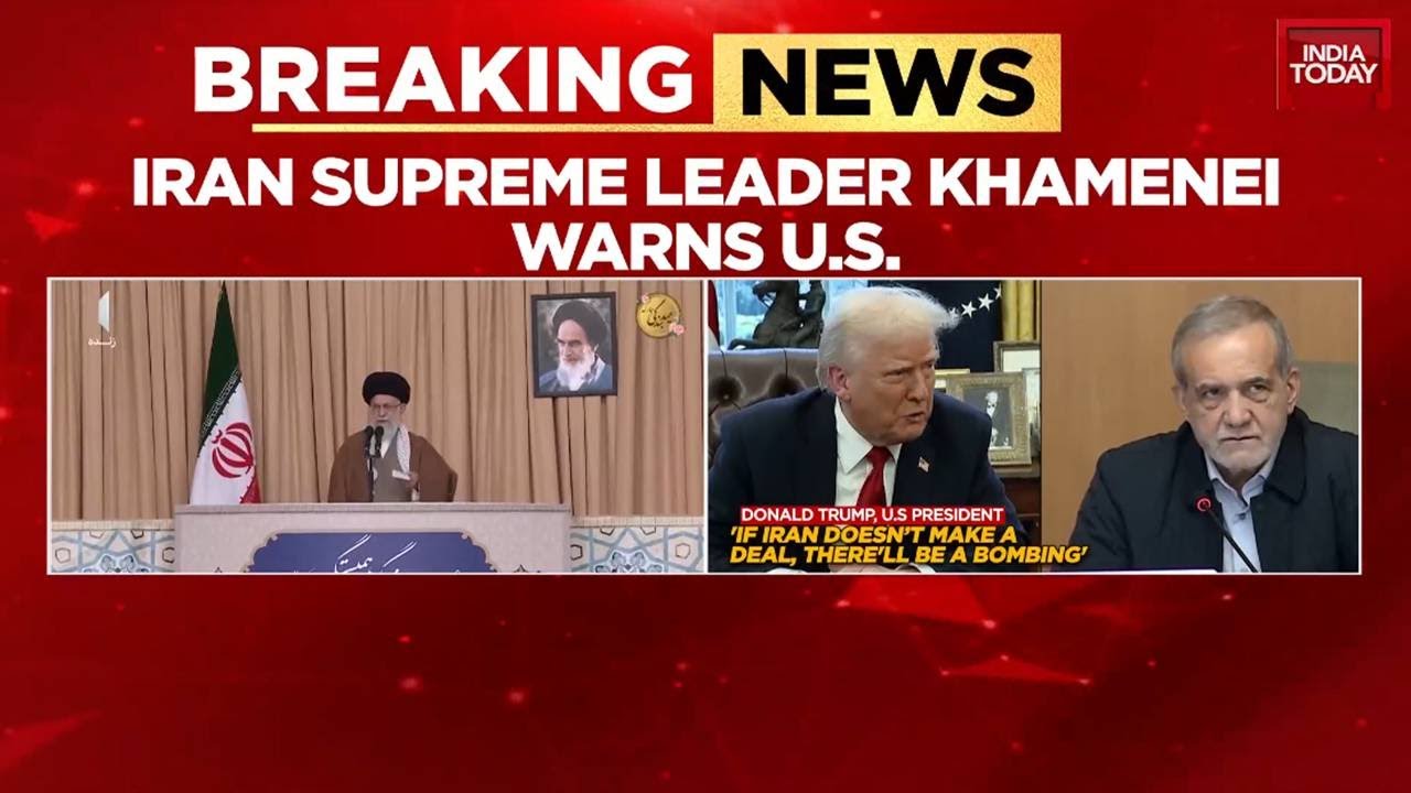 Iran's Khamenei Warns Of 'Strong, Aggressive Blow' In Response To US Threats Over Nuclear Deal