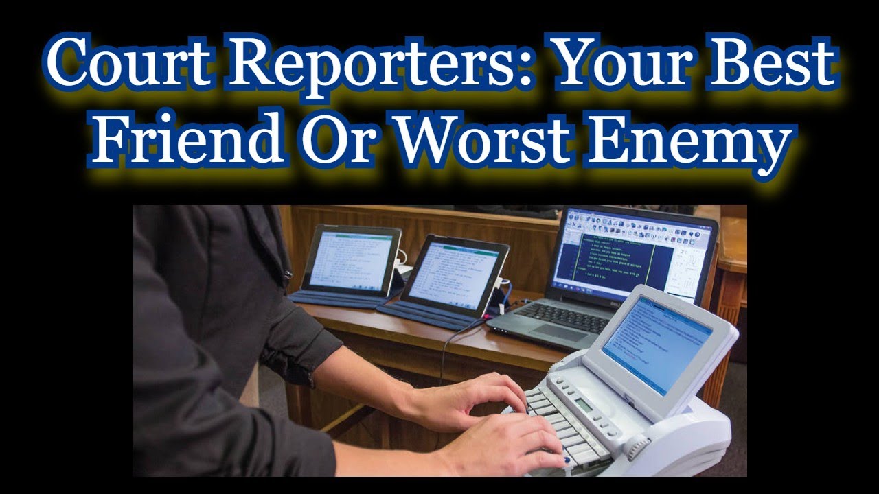 Law School Lessons With John A. Belcher: Court Reporters
