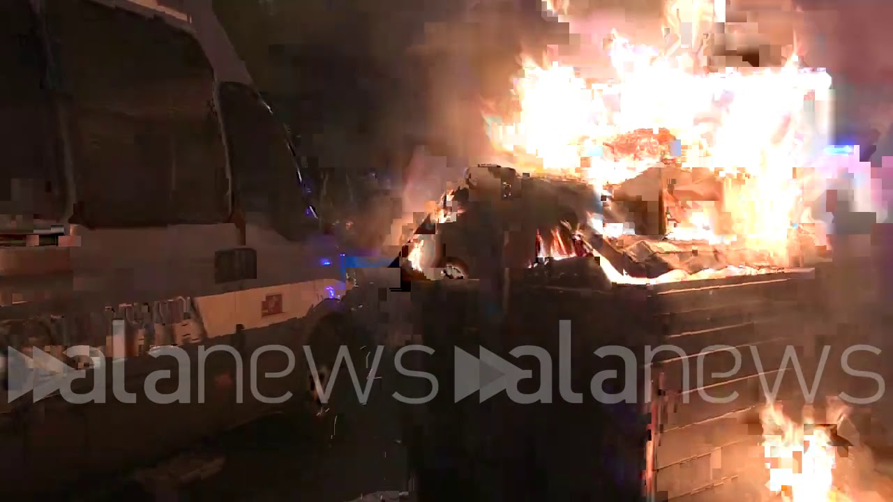 La fuga dei militanti di estrema destra inseguiti dalla polizia