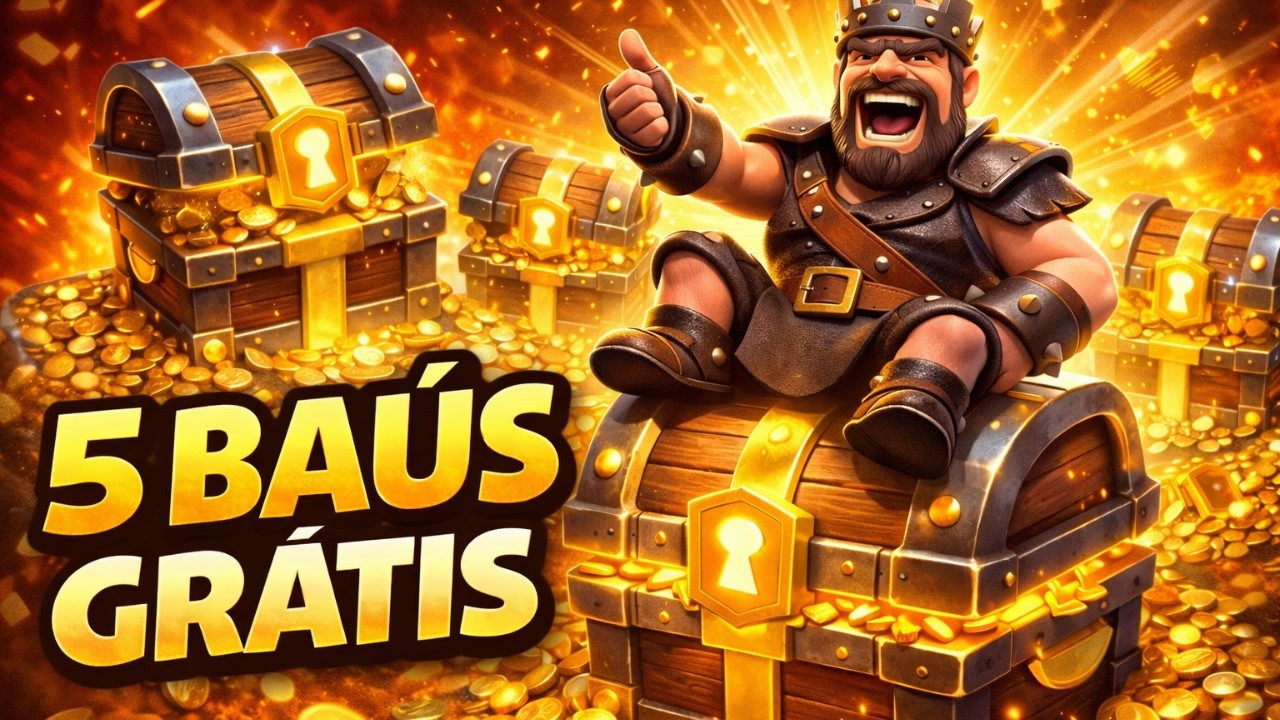 VOCÊ ESTÁ PERDENDO 5 BAÚS GRÁTIS NO CLASH!! VEJA COMO PEGAR