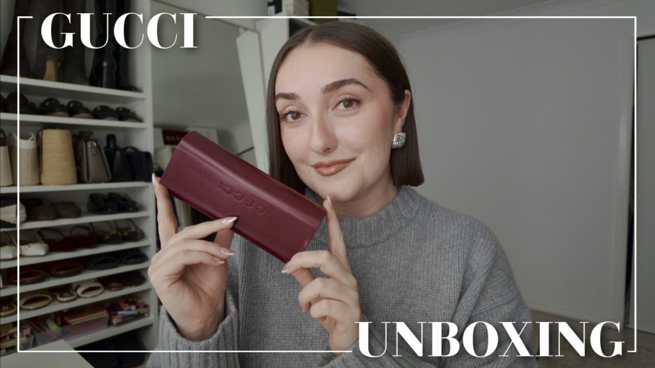 Gucci Sunglasses (luxury unboxing & review) | Samantha Frances