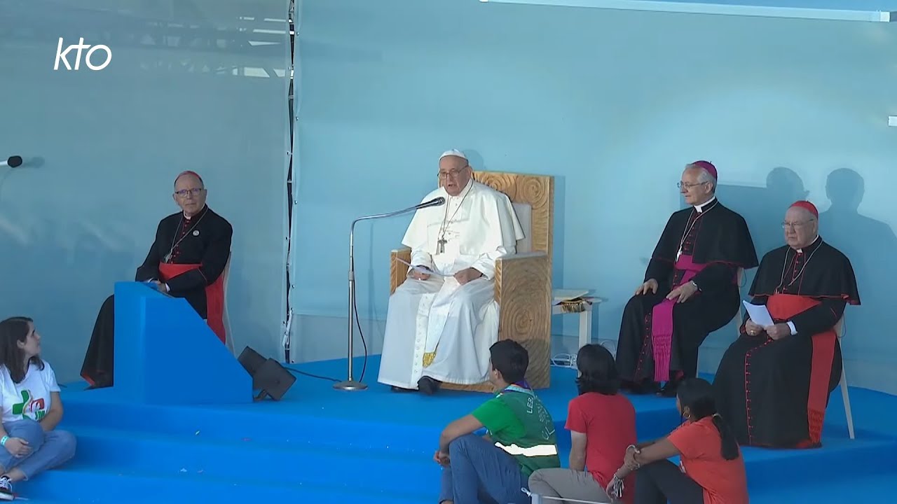 Discours du pape François lors de la cérémonie d'accueil des JMJ de Lisbonne (03/08/2023)
