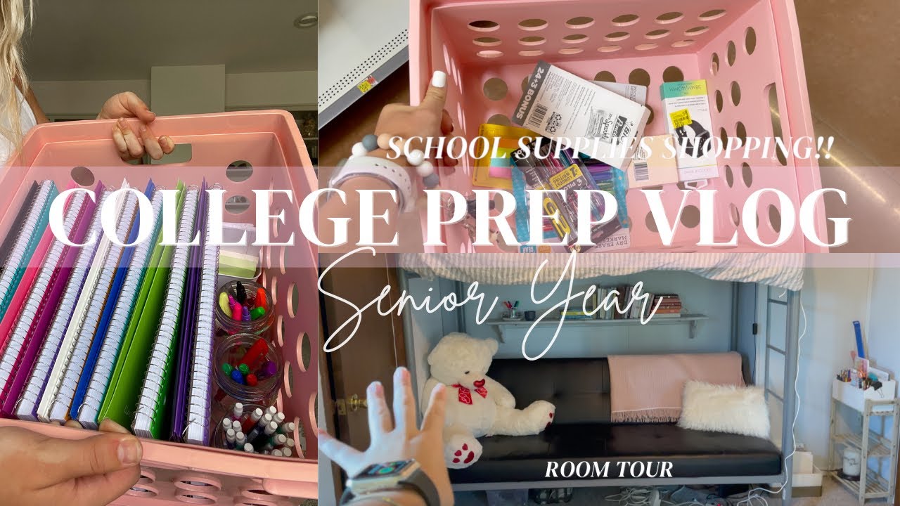 College Prep Vlog I commute prep I room tour