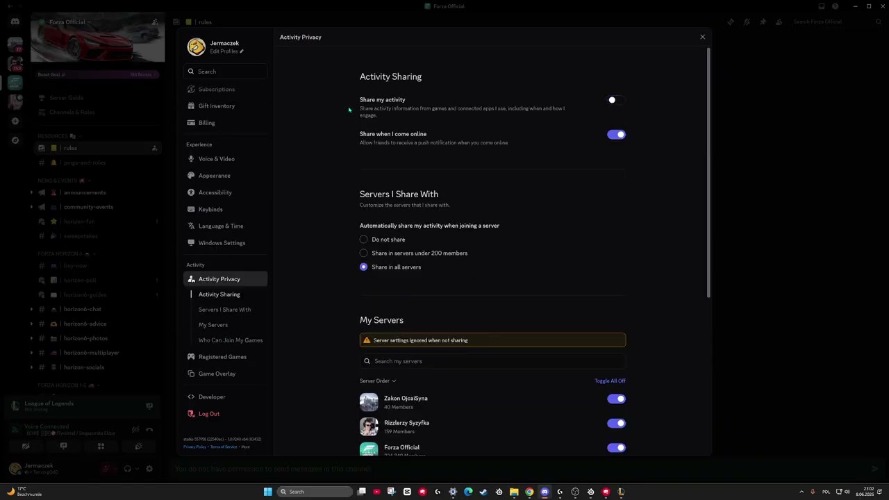 Discord: How to Disable Your Activity Info
