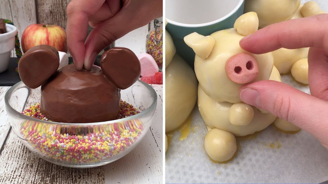 Chocolate Mickey 🐭 Nutella the Turtle 🐢 Cheesy Bunny 🧀🐰 and more Chefclub Farm Friends