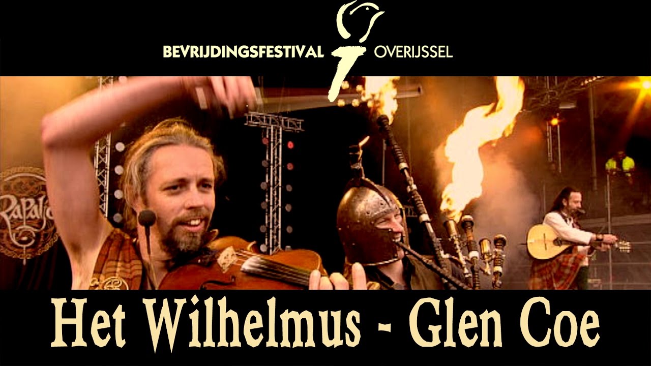 Bagpipes on fire! - Wilhelmus - Glen Coe - Pumpkin's Fancy - Crossing The Minch @Bevrijdingsfestival