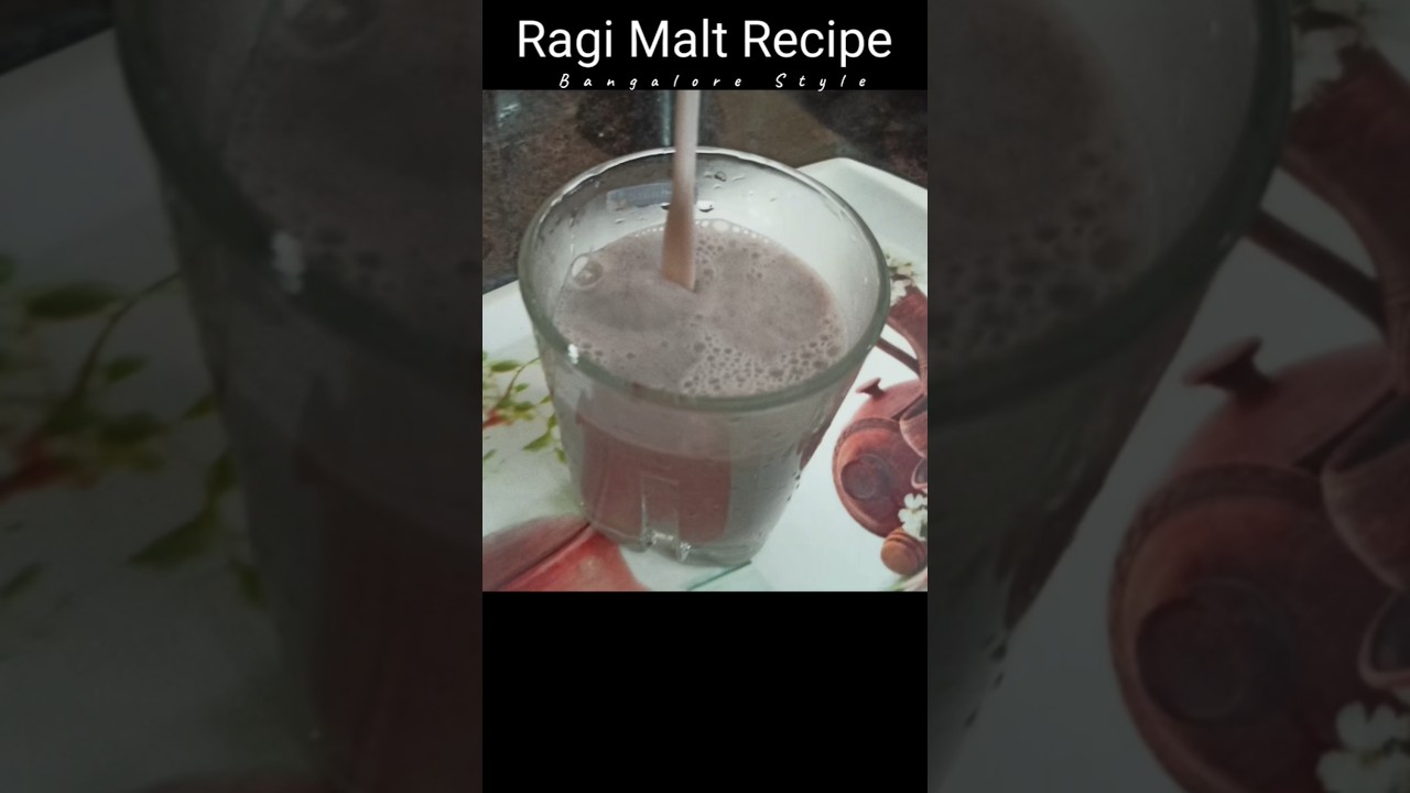 Ragi Malt Recipe 