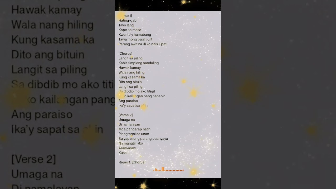 Langit sa piling (song title)
