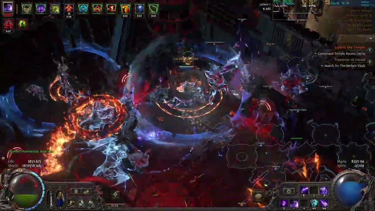 PoE 2 0.4 Easy temple 50+d per run