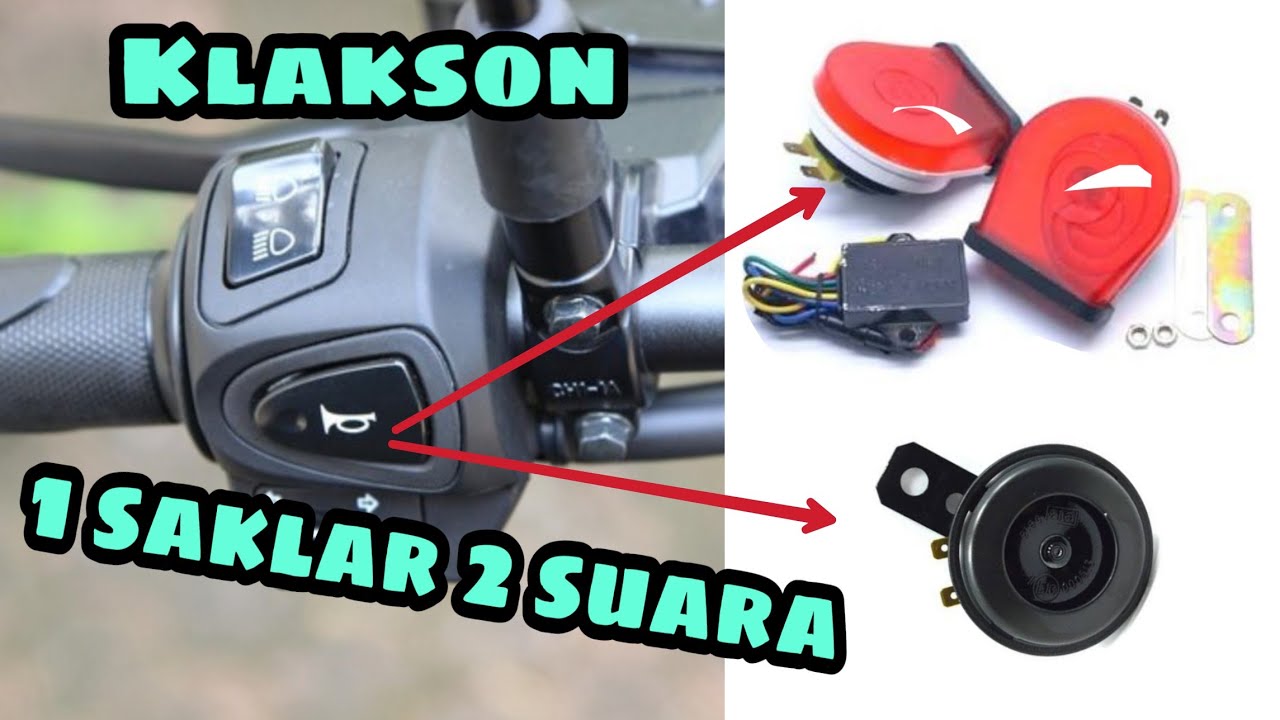Cara pasang 2 klakson dengan 1 tombol