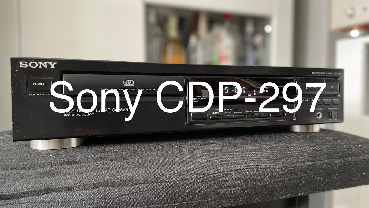 Sony CDP-297 cd player ...demo...