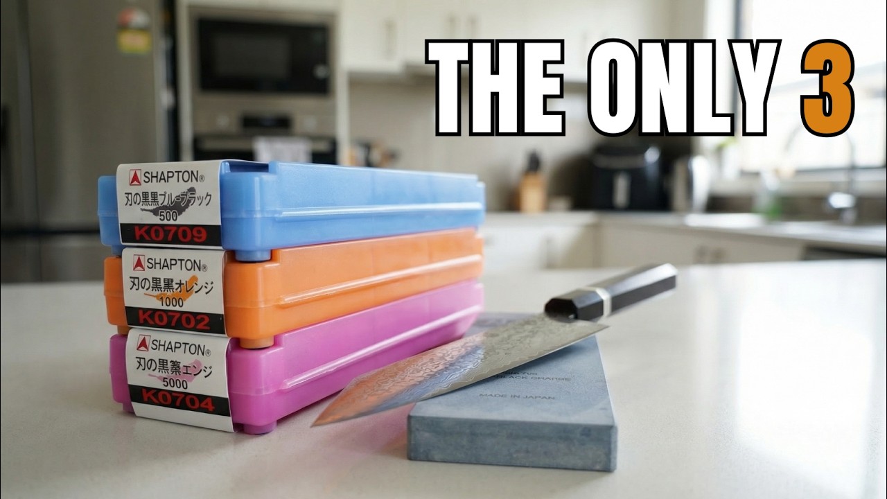 The Only 3 Whetstones You Will Ever Need (Chef's Standard)