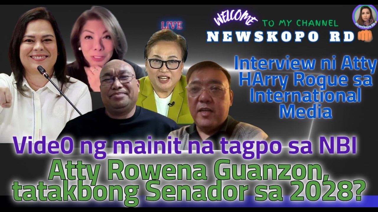 Atty Guanzon, tatakbong Senador sa 2028? / Mainit na tagpo sa loob ng NBI
