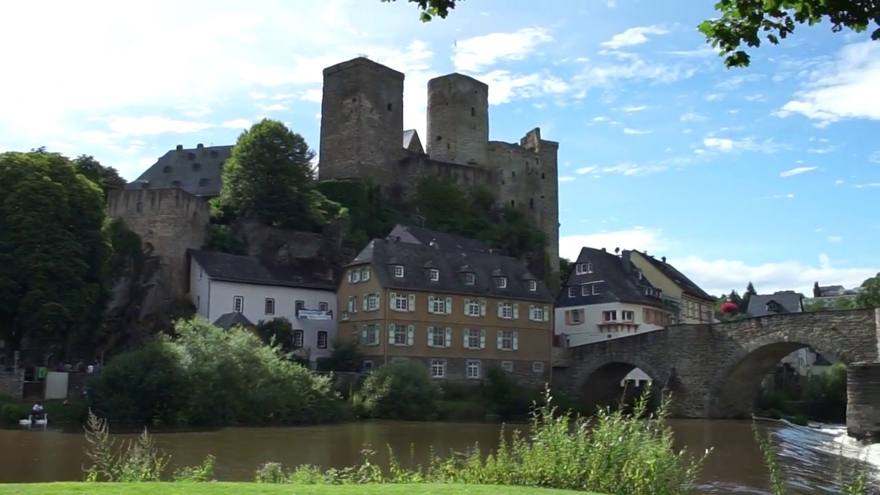 Runkel a small German town complete with castle and sausages
