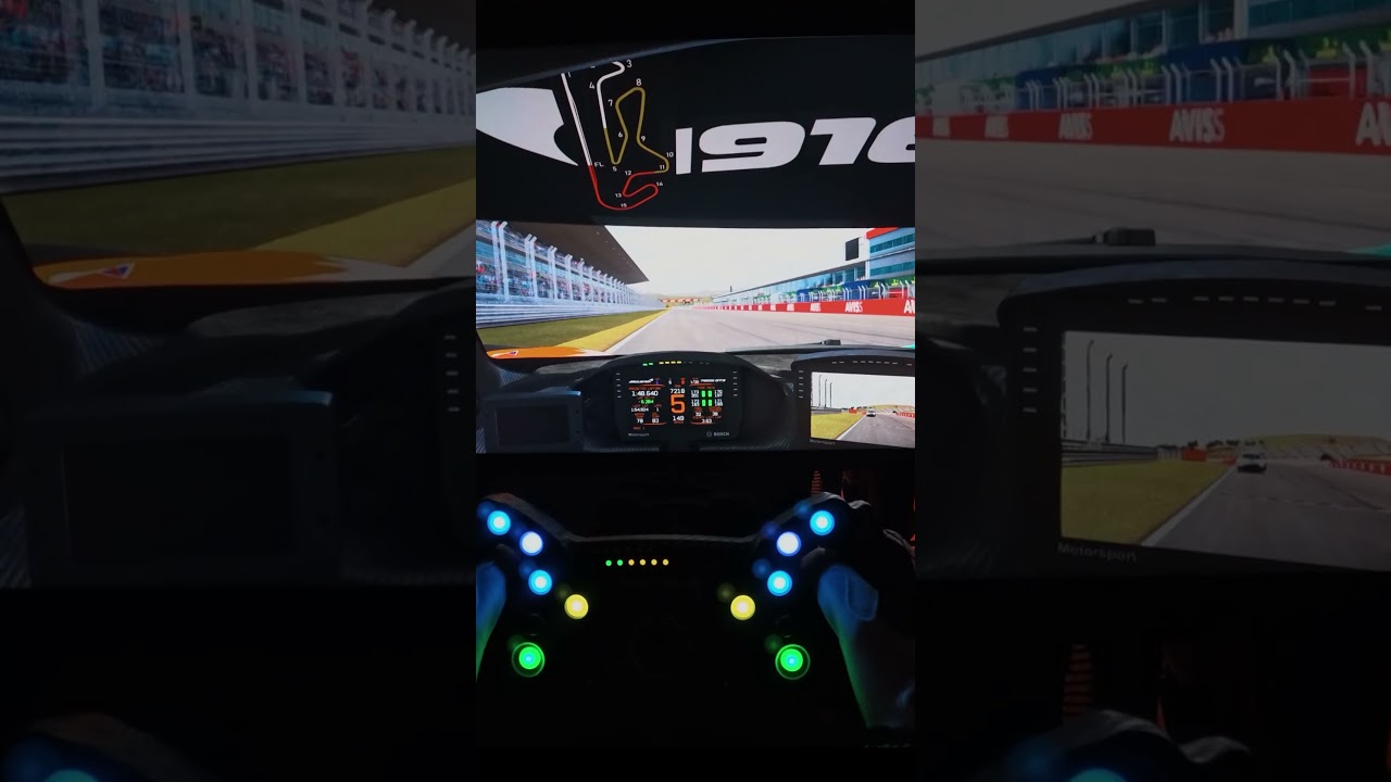 Le Mans Ultimate, Portimao race, McLaren 720S LMGT3 Evo. 