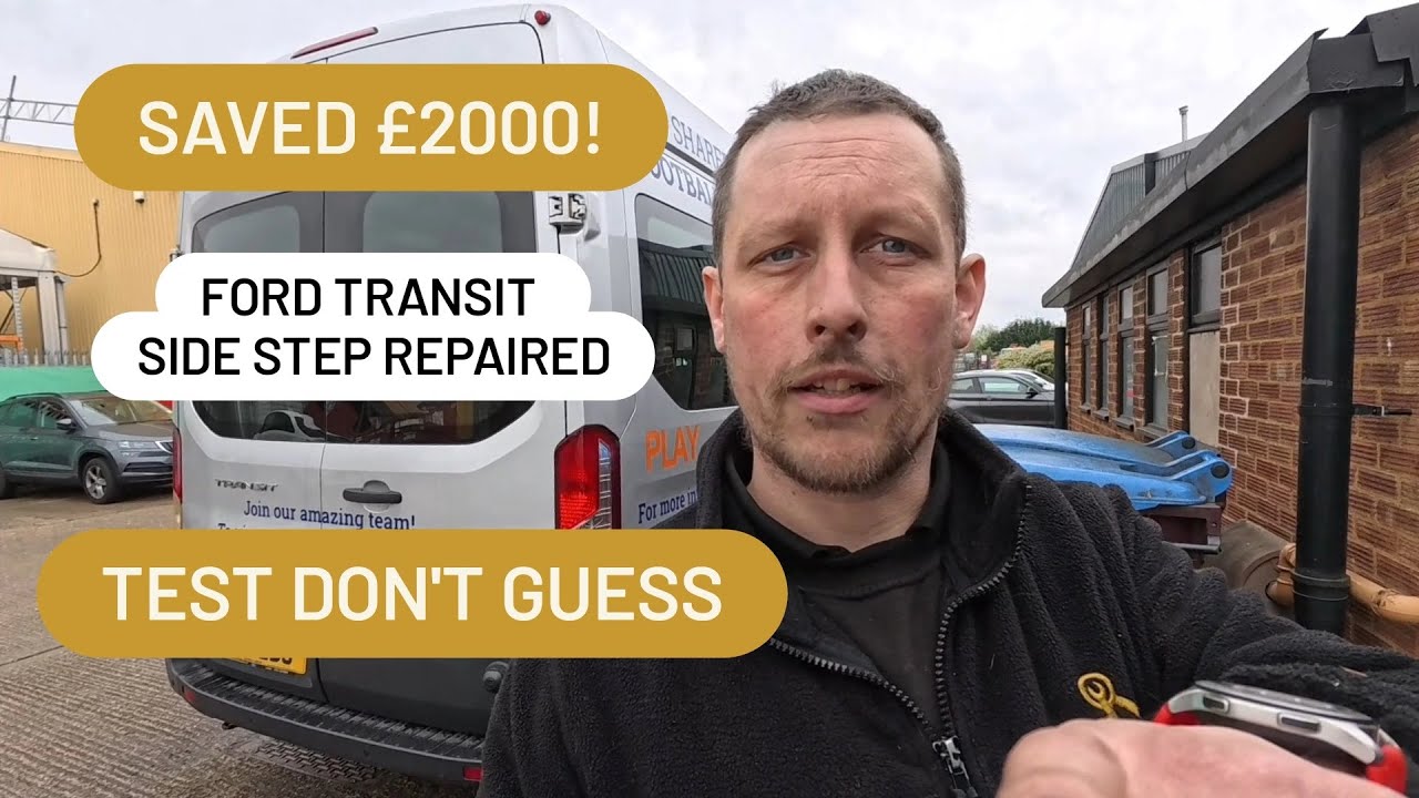 🔧 Сэкономили 2000 фунтов стерлингов! Диагностика и ремонт подножки Ford Transit