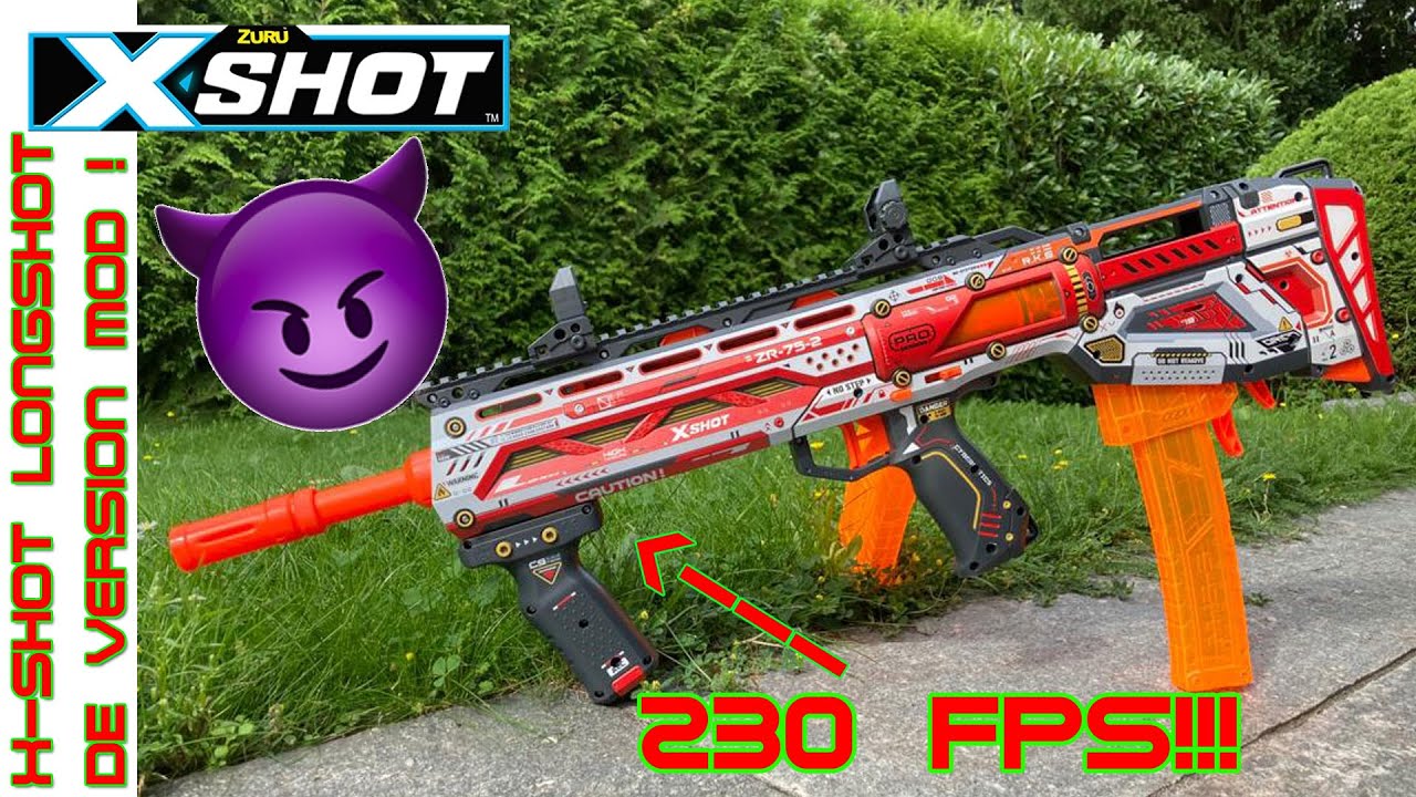 X-Shot Longshot Smythstoys Version - 230fps Monster MOD. Zu KRASS!? | Deutsch | OWL Nerf Community