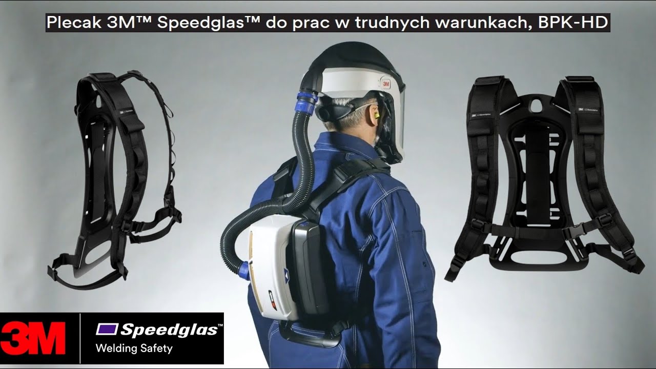 Plecak 3M Speedglas BPK-HD do systemów nawiewowych Versaflo
