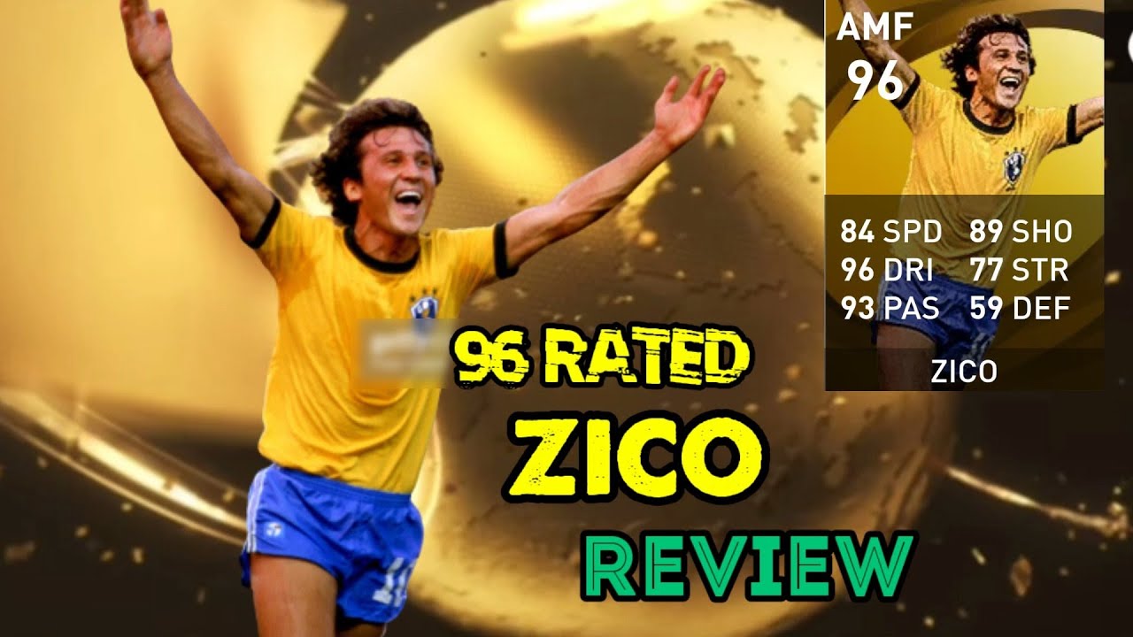 96 rated ZICO review | PES 2021 MOBILE |