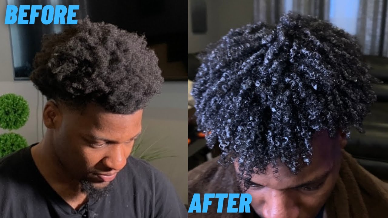 HOW TO DEFINE TYPE 4 HAIR FOR MEN (CURLY HAIR ROUTINE FOR BEGINNERS)