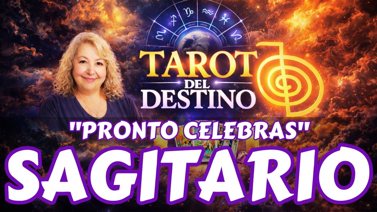 SAGITARIO ♐ NO PUEDES MÁS… PERO PRONTO CELEBRAS | Tarot del Destino #sagitario