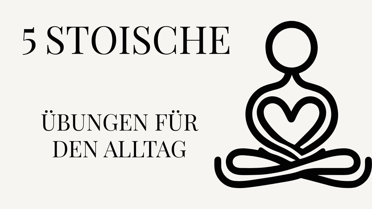 5 Stoische Übungen für den Alltag!