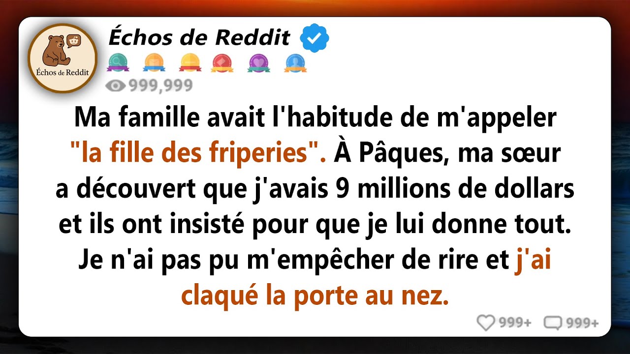 Ma famille m'a appelée 