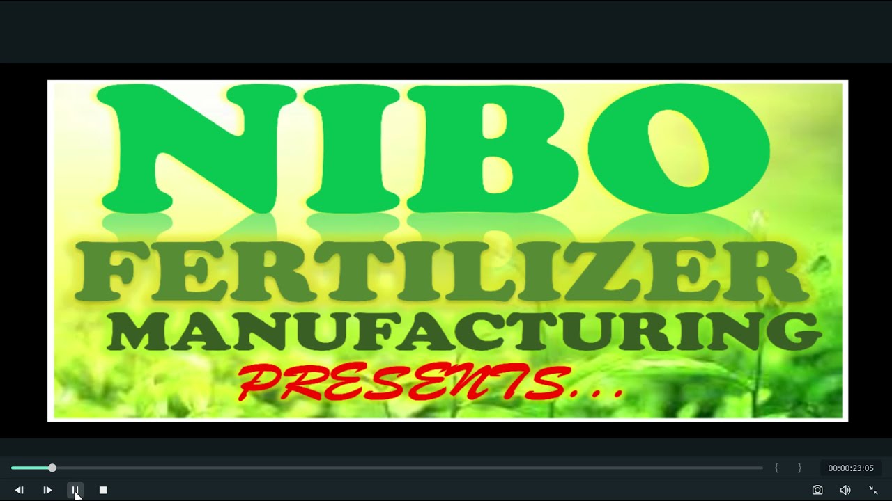 NIBO Fertilizer Manufacturing featuring the best soil conditioner 