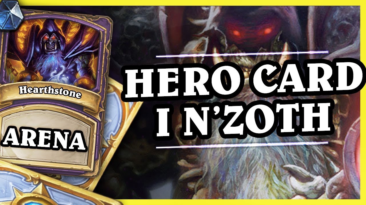 HERO CARD I N'ZOTH - WARLOCK - Hearthstone Arena