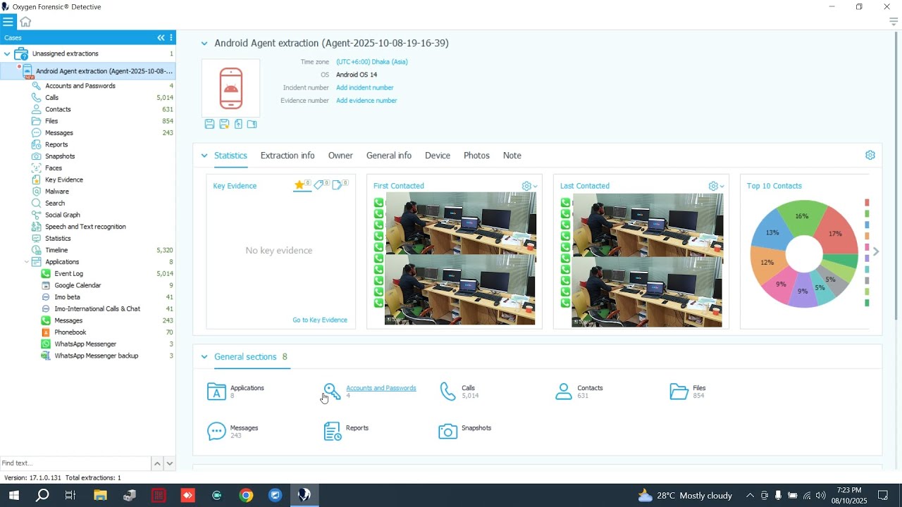 Full DATA Extraction with Android Agent Oxygen Forensic Detective