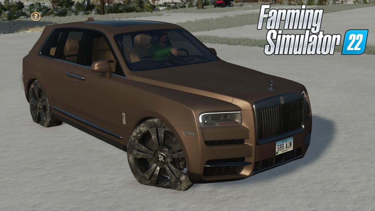 Rolls Royce Cullinan - Farming Simulator 2022 [FS 22 LS 22 Van Truck Car Vehicle Mod] #farming #car