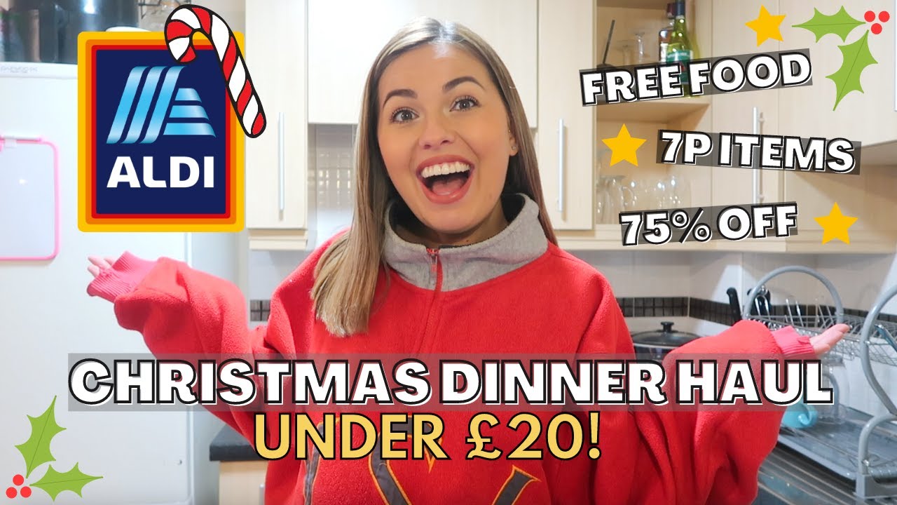 ALDI CHRISTMAS FOOD HAUL | DINNER UNDER £20 | BUDGET FRIENDLY