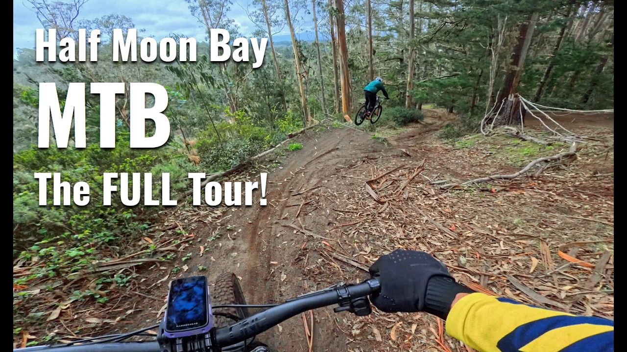 Quarry Park - The Full Tour! I get shown some new trails - jumps, drops, berms, steeps - has it all!