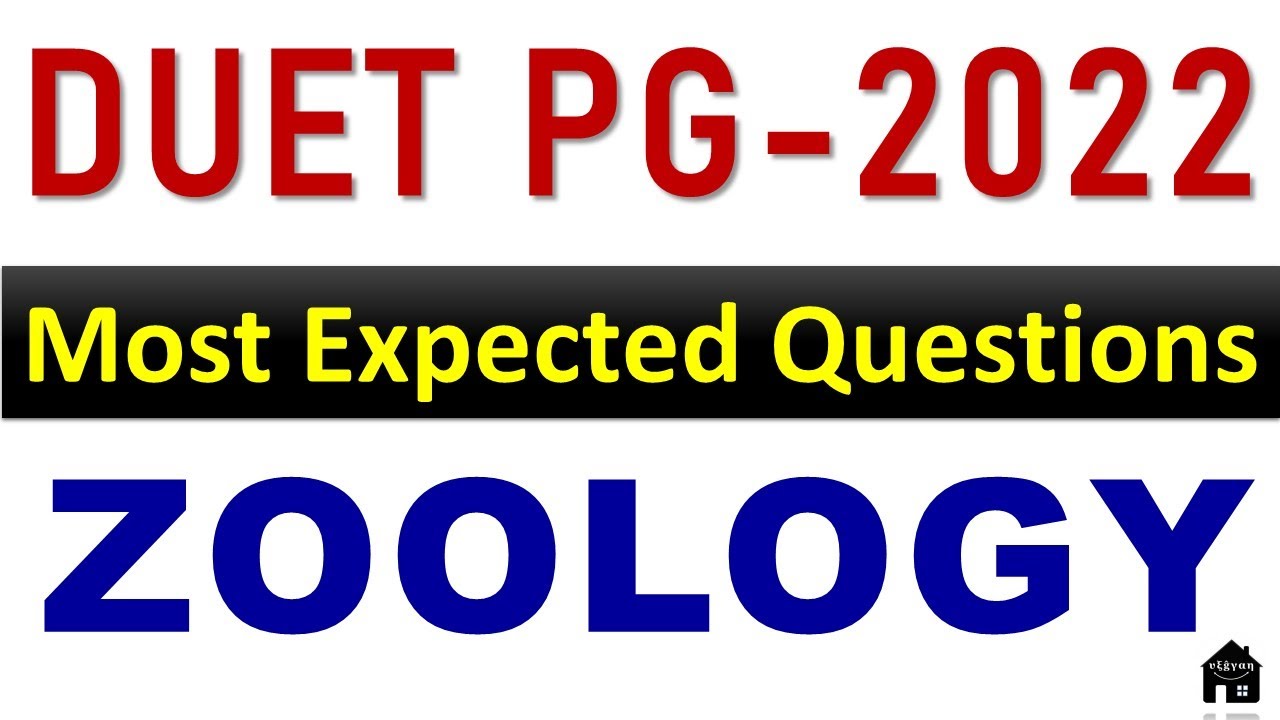 DU MSc Zoology Entrance 2022 I  Most Important 50 Questions