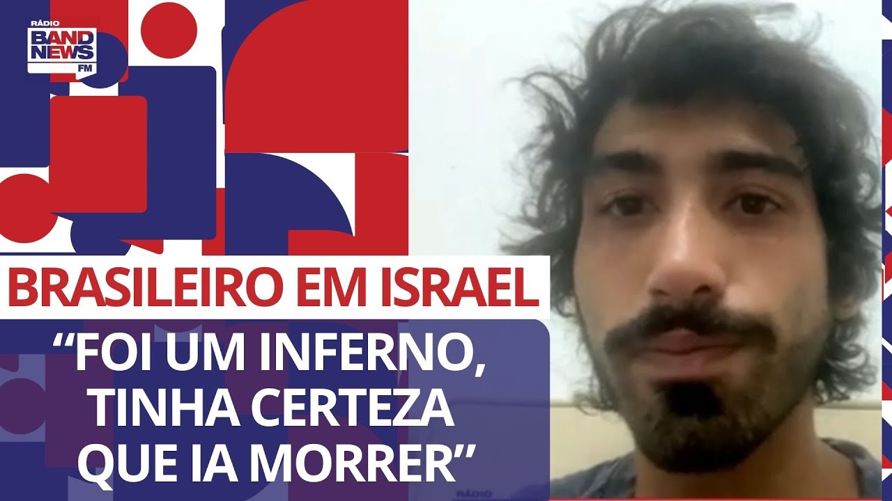 “Foi um inferno, tinha certeza que ia morrer”, conta brasileiro ferido durante ataque em Israel