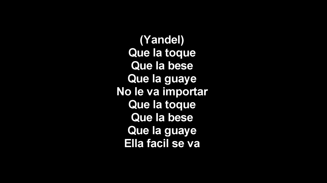Wisin & Yandel - Mírala Bien (Letra)