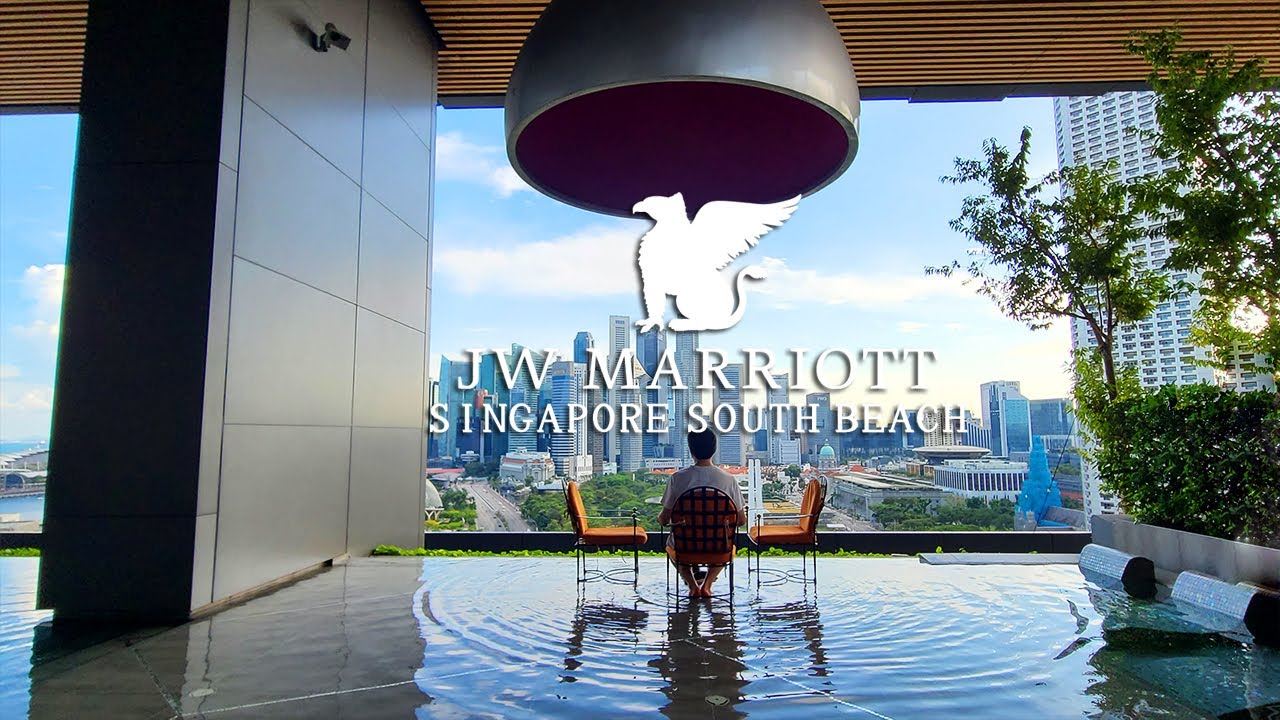 【シンガポール一望の超絶景のプール】『JWマリオットシンガポールサウスビーチ』プレミアツイン宿泊記