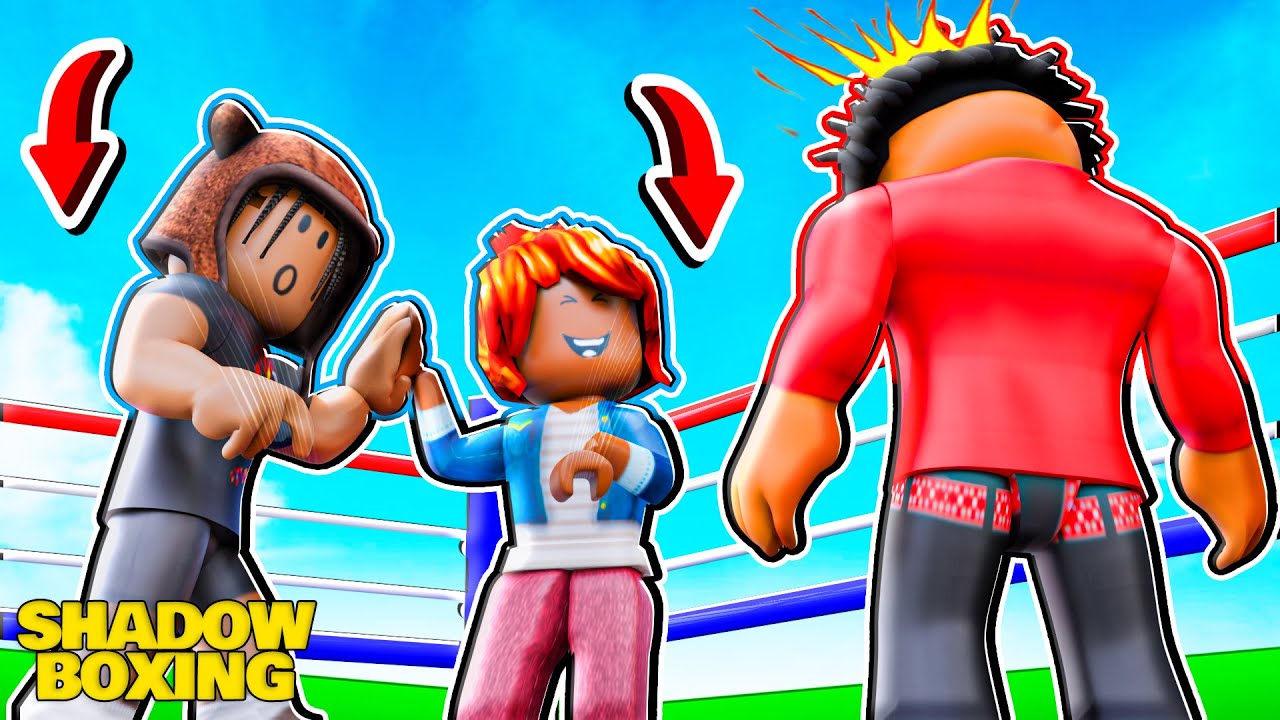 ROBLOX БОЙ С ТЕНЬЮ 2 НА 2 С 5-ЛЕТНИМ РЕБЕНКОМ!