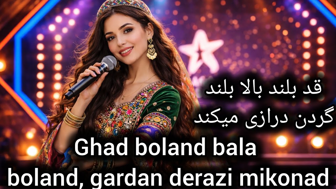 Ghad boland bala boland, gardan derazi mikonadاهنگ جدید قد بلند بالا بلند گردن درازی میکند 