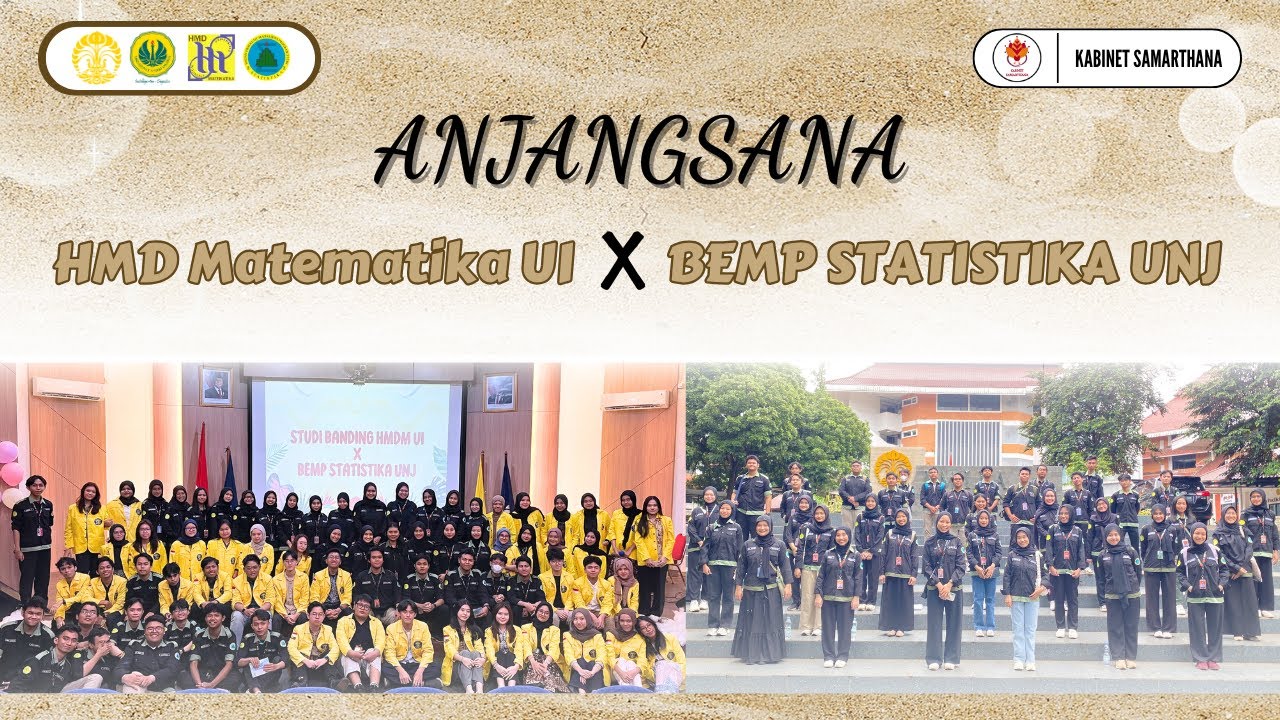 AFTER MOVIE ANJANGSANA 2025 | BEMP STATISTIKA UNJ X HMD MATEMATIKA UI