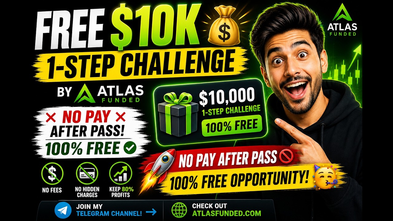 FREE $10K 1-Step Challenge by Atlas Funded &mdash; No Pay After Pass