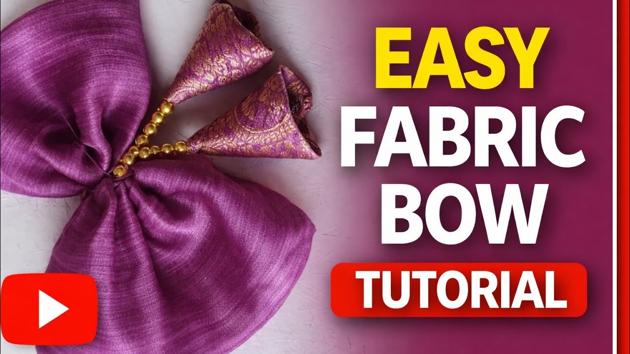 Designer Blouse Bow Cutting & Stitching | Simple Trick | Bridal Blouse Back DesignI sarda stitching 