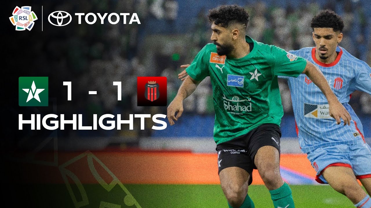 Points shared! ⚽️ Al Najmah and Al Riyadh end level ⏱️ | Powered by Toyota