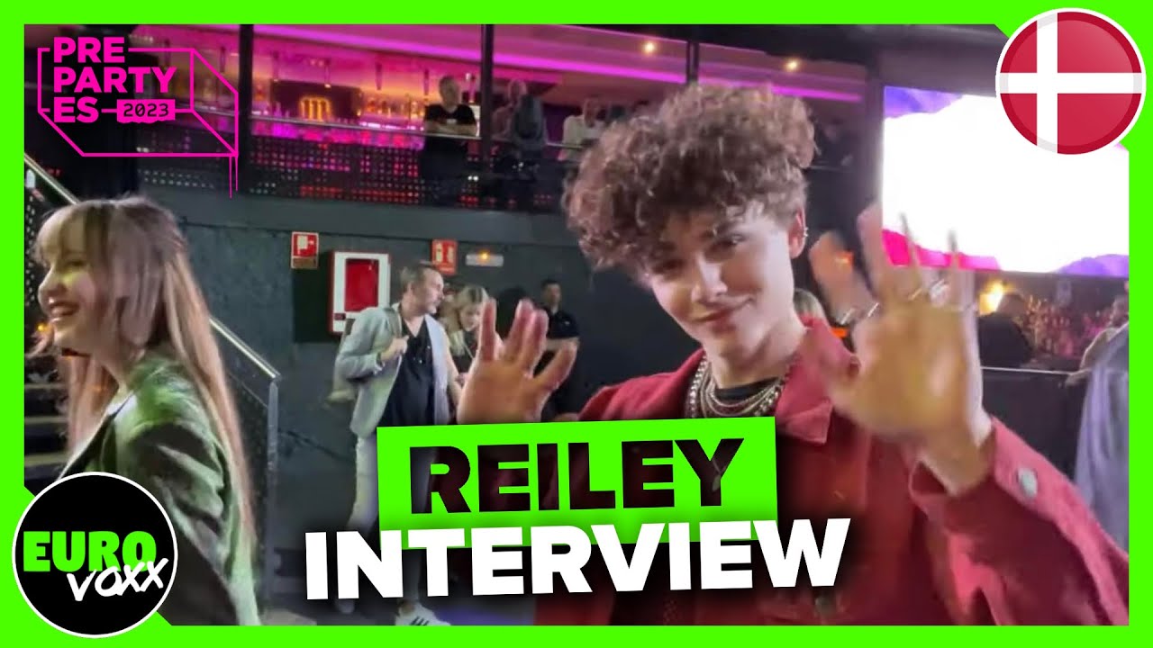 REILEY - BREAKING MY HEART (RED CARPET INTERVIEW) // Madrid PrePartyES 2023 // Denmark Eurovision 23