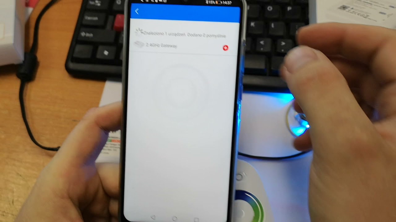 Parowanie urządzeń Milight z mostkiem WiFi WL-Box1