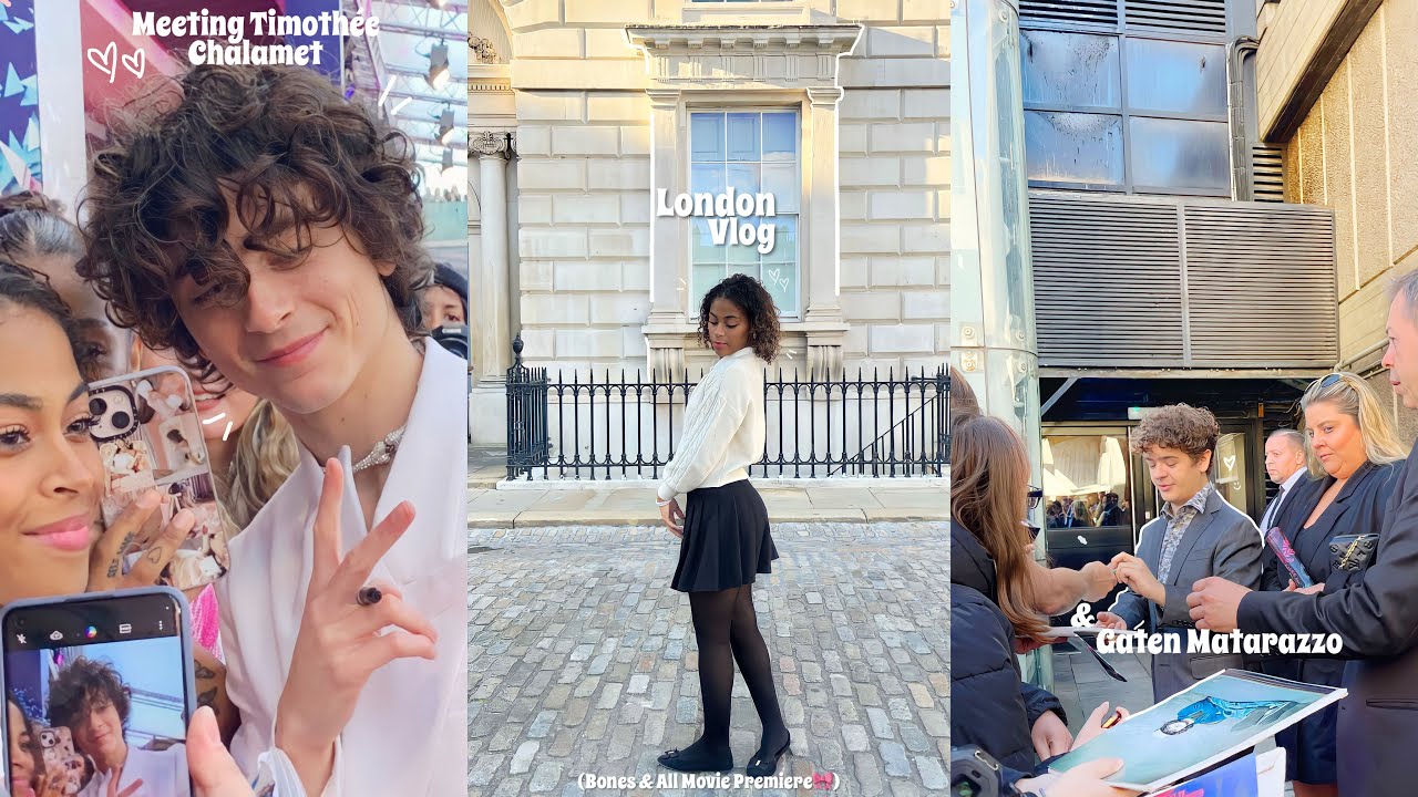 First red carpet Vlog: Meeting Timothée Chalamet - Bones & All Premiere | 🦴🎀