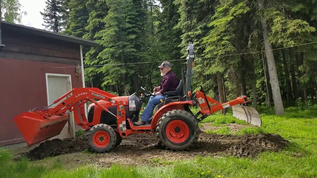#2 B2601 Leveling the dog yard