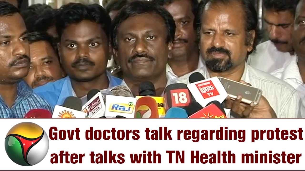 Live: Govt doctors talk regarding protest after talks with TN Health minister