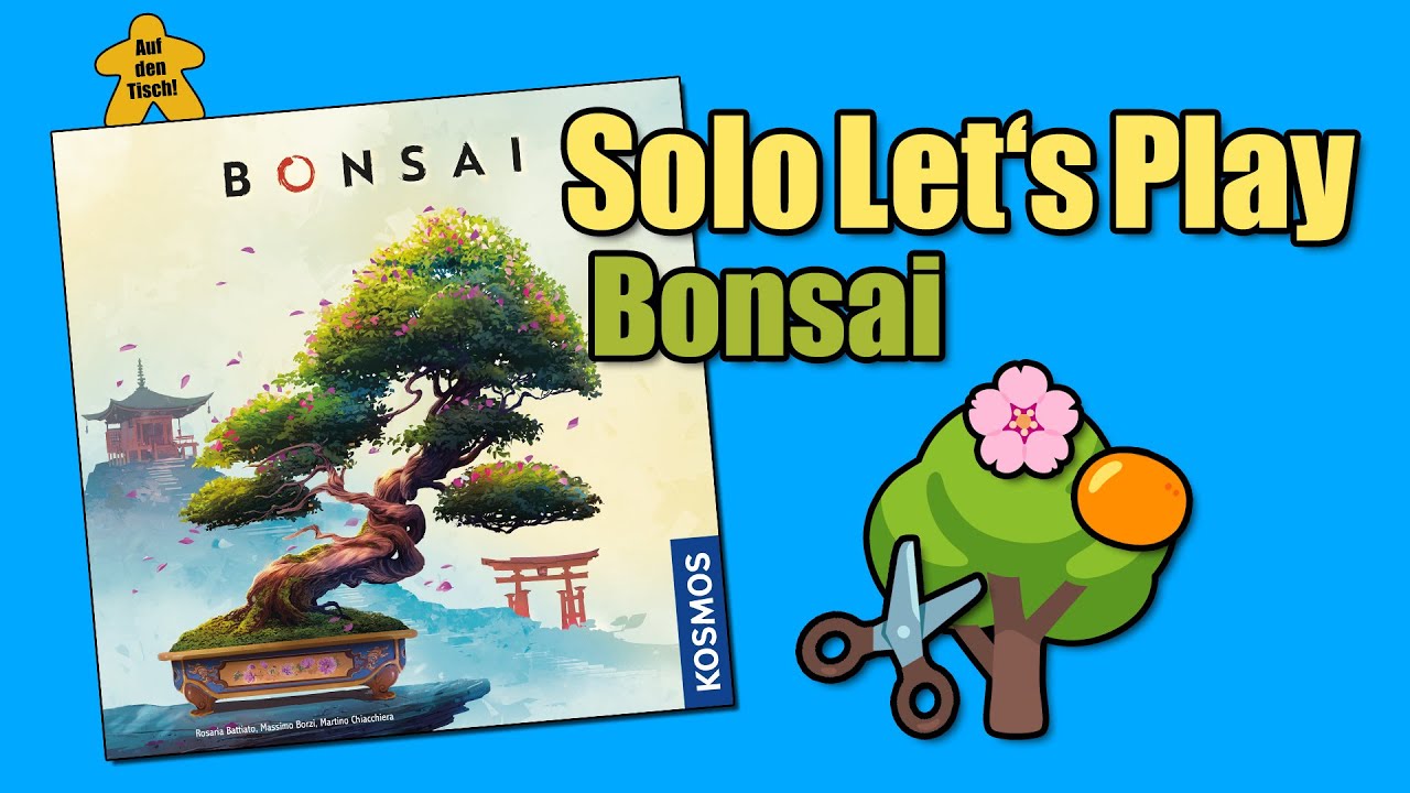 Solo Let's Play 🎲 Bonsai | Auf den Tisch!