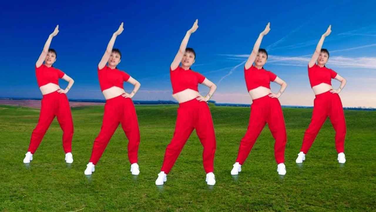 Национальный фитнес “Огонь любви” сквер-данс 《 》